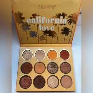 ColourPop California Love Palette — Orange, Brown & Gold Tones